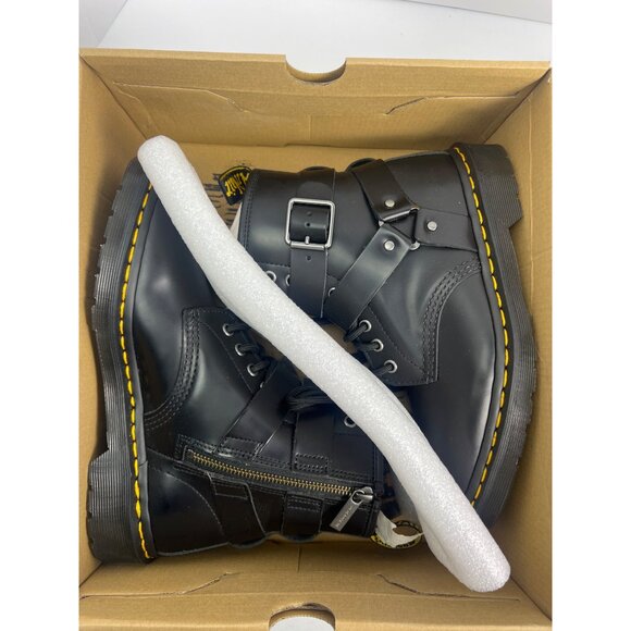 Dr. Martens Cristofor Leather Harness Lace Up Boots EU 38, US Men 6, US L 7, zip - Picture 12 of 12